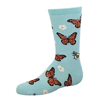 Socksmith - Bee Kind to Monarchs - Crew - Kids - 7-10 Years