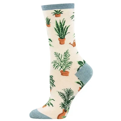 Socksmith - Home Grown - Ivory Heather - Crew - Women's