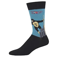 Socksmith - King Kong - Blue - Crew - Men's