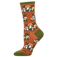 Socksmith - Magic Mountain - Rust Heather - Crew - Women's