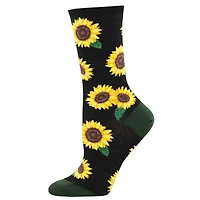 Socksmith - More Blooming Socks - Black - Crew - Women's
