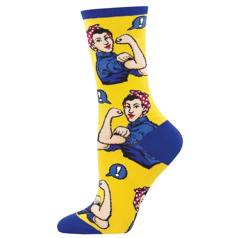 Socksmith - Rosie - Yellow - Crew - Women's