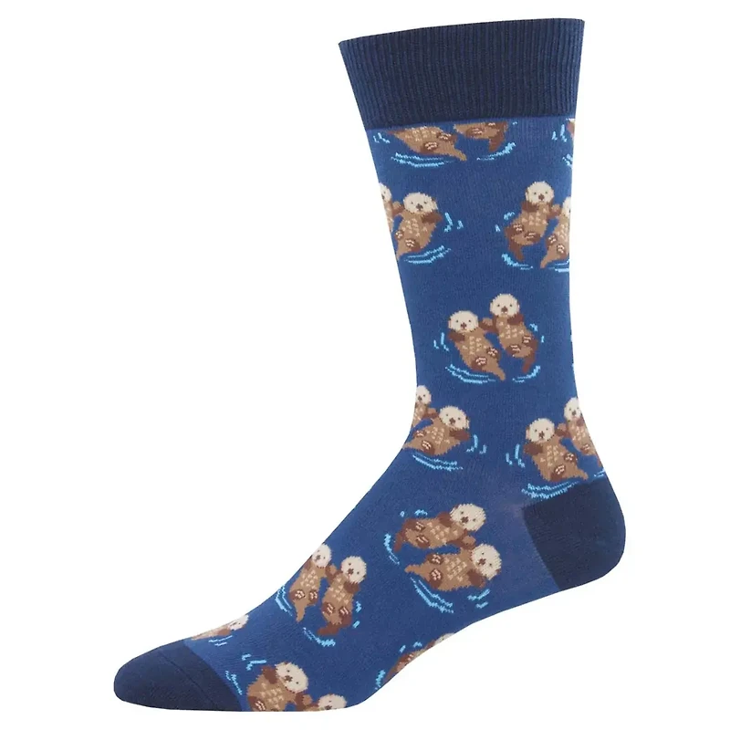Socksmith - Significant Otter - Blue - Crew - Men's