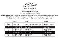Kix'ies - Game Day Thigh High Orange/White
