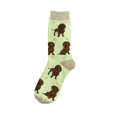 HAPPY TAILS - Red Dachshund - Crew - OSFM