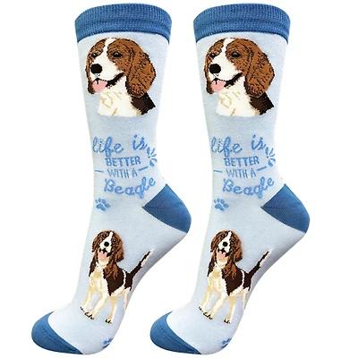 LIFE IS BETTER - Beagle - Crew - OSFM