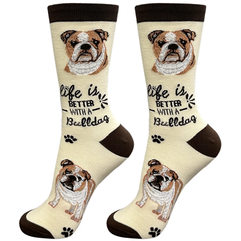 LIFE IS BETTER - Bulldog - Crew - OSFM