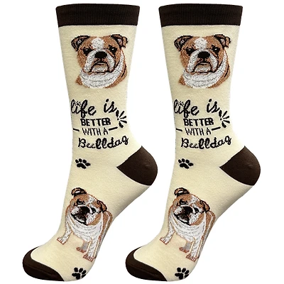 LIFE IS BETTER - Bulldog - Crew - OSFM