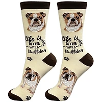 LIFE IS BETTER - Bulldog - Crew - OSFM