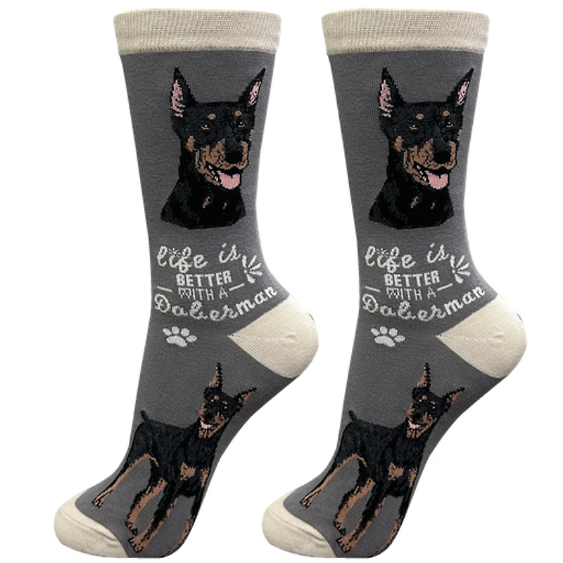 LIFE IS BETTER - Doberman - Crew - OSFM