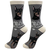 LIFE IS BETTER - Doberman - Crew - OSFM