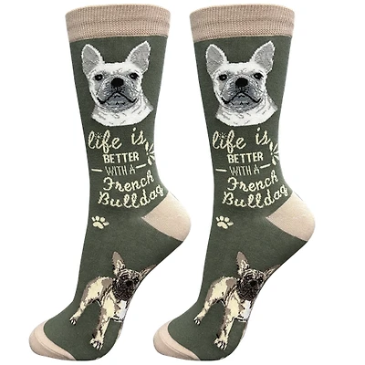 LIFE IS BETTER - French Bulldog - Crew - OSFM