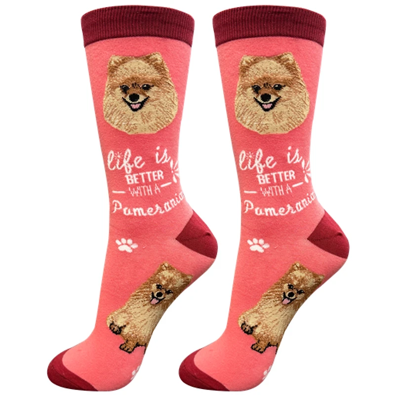 LIFE IS BETTER - Pomeranian - Crew - OSFM