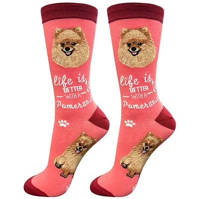 LIFE IS BETTER - Pomeranian - Crew - OSFM