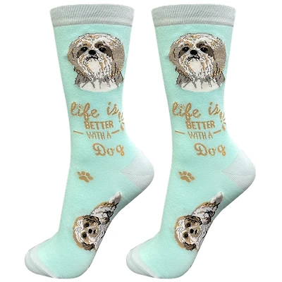 LIFE IS BETTER - Tan Shih Tzu - Crew - OSFM