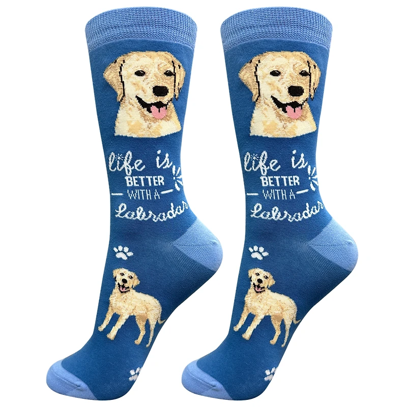LIFE IS BETTER - Yellow Lab - Crew - OSFM