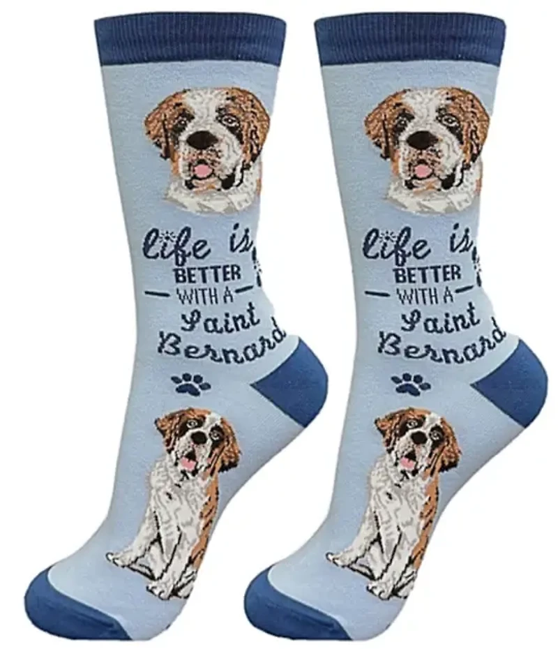 LIFE IS BETTER - Saint Bernard - Crew - OSFM