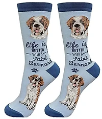 LIFE IS BETTER - Saint Bernard - Crew - OSFM