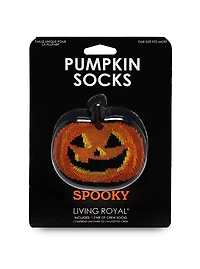Living Royal - 3D Packaged - Pumpkin - Crew - OSFM