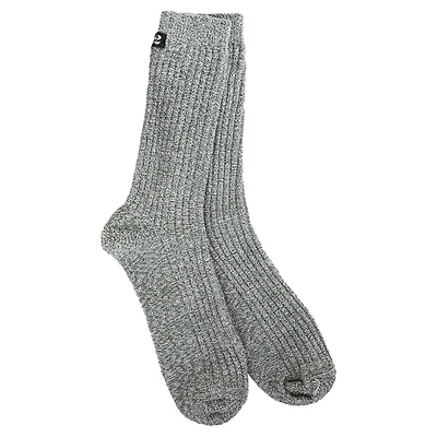 World's Softest 1902 - Express Crew - Heathered Stone/White