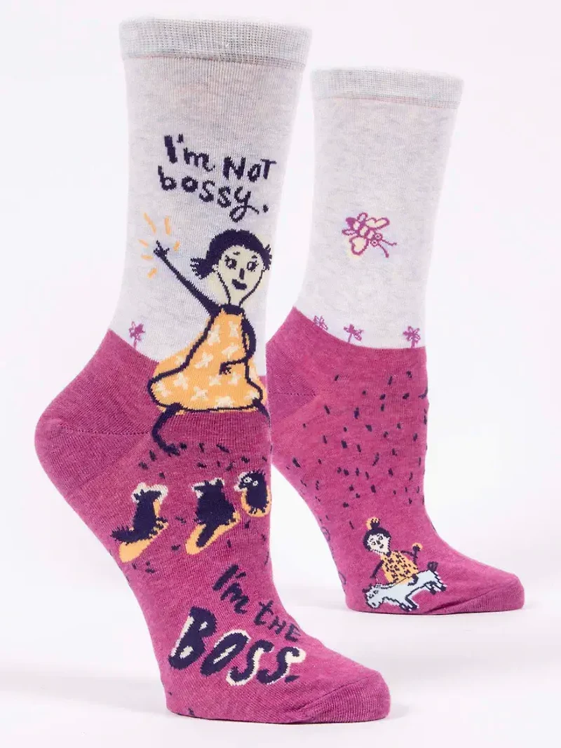 Blue Q - I'm Not Bossy - Crew - Women's