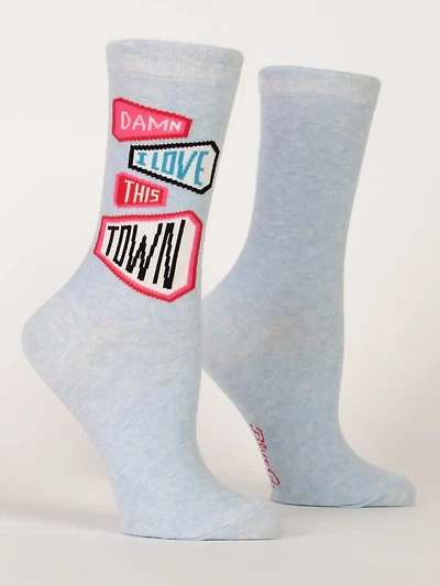 BLUE Q - Love This Town - Crew - Women's