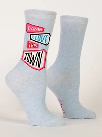 BLUE Q - Love This Town - Crew - Women's