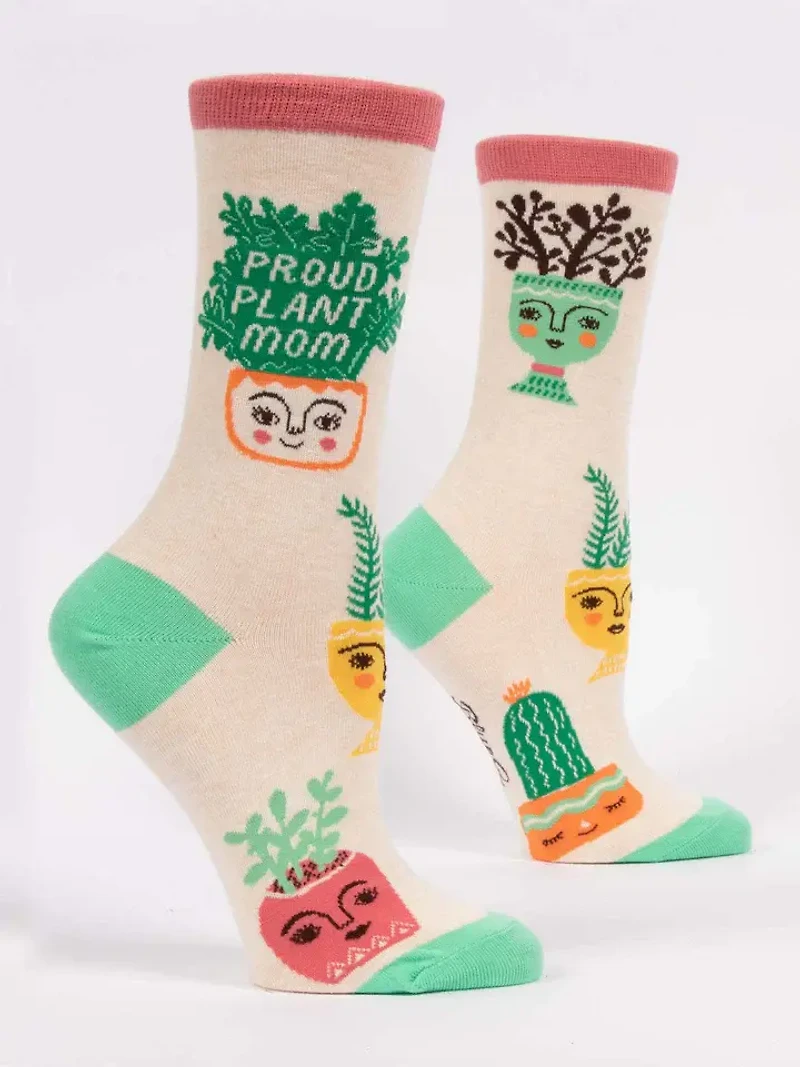 Blue Q - Proud Plant Mom - Crew - Women's
