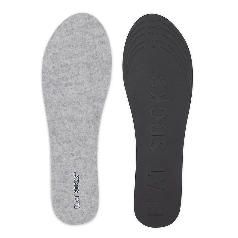 Flat Socks - Micro Wool Light Heather