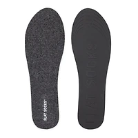Flat Socks - Micro Wool - Dark Heather