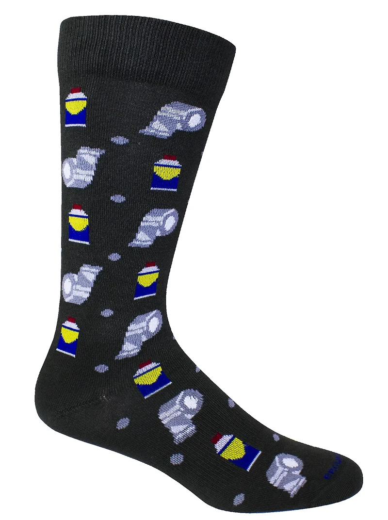 Brown Dog Hosiery - Fix It - Black - Men's