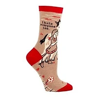 Blue Q - I Hate Everyone Too - Crew - Women's