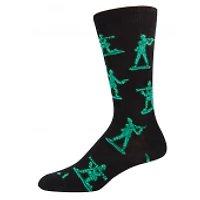 Socksmith - Army Men - Black - Crew - Men's