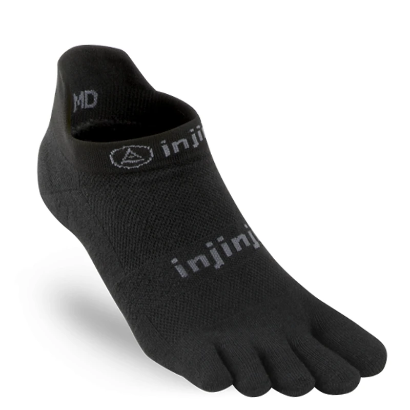 Injinji - Run Original Weight No-Show Black