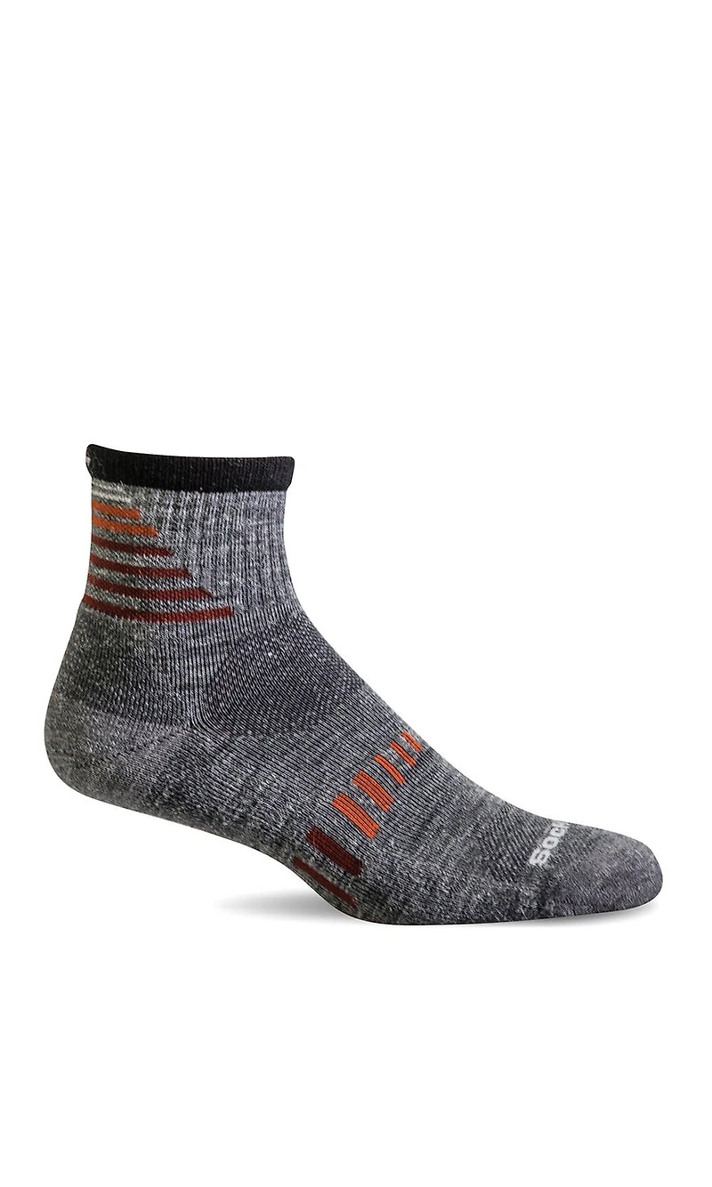 Sockwell - Moderate Compression Ascend II Quarter SW67M Grey Men's