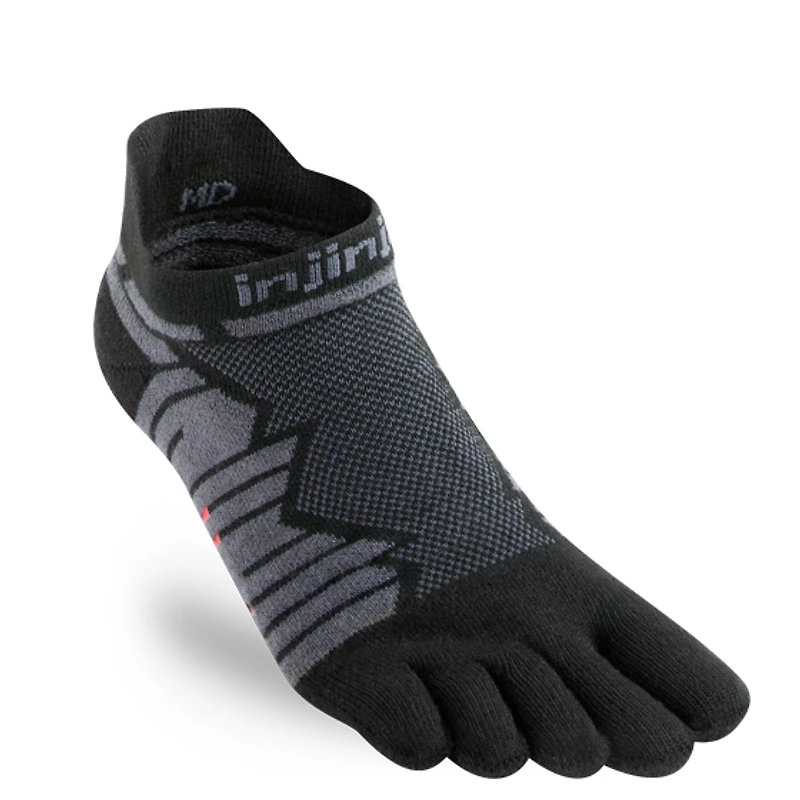 Injinji - Ultra Run No-Show Coolmax Onyx