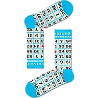 Happy Socks - Bingo Blue/White Crew Unisex