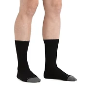 DARN TOUGH - Solid Lightweight Crew Black Men's