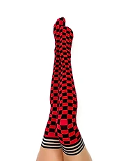 Kix'ies - Game Day Thigh High Red/Black