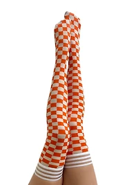 Kix'ies - Game Day Thigh High Orange/White