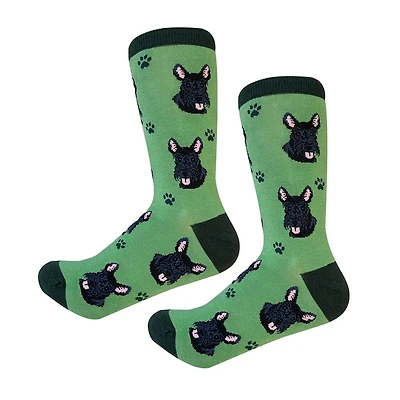 Sock Daddy - Scottie - Green - Crew