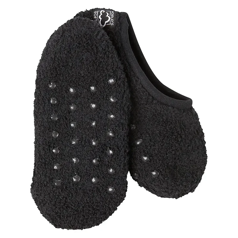 World's Softest - Cozy Footsie with Grippers - W2411 - Black