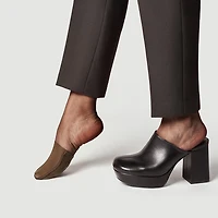 Sheec - Ultra Thin Dressy Half Socks Brown S09 Unisex