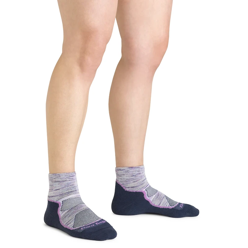 Darn Tough - Hiker Lightweight with Cushion Quarter Cosmic Purple Women's