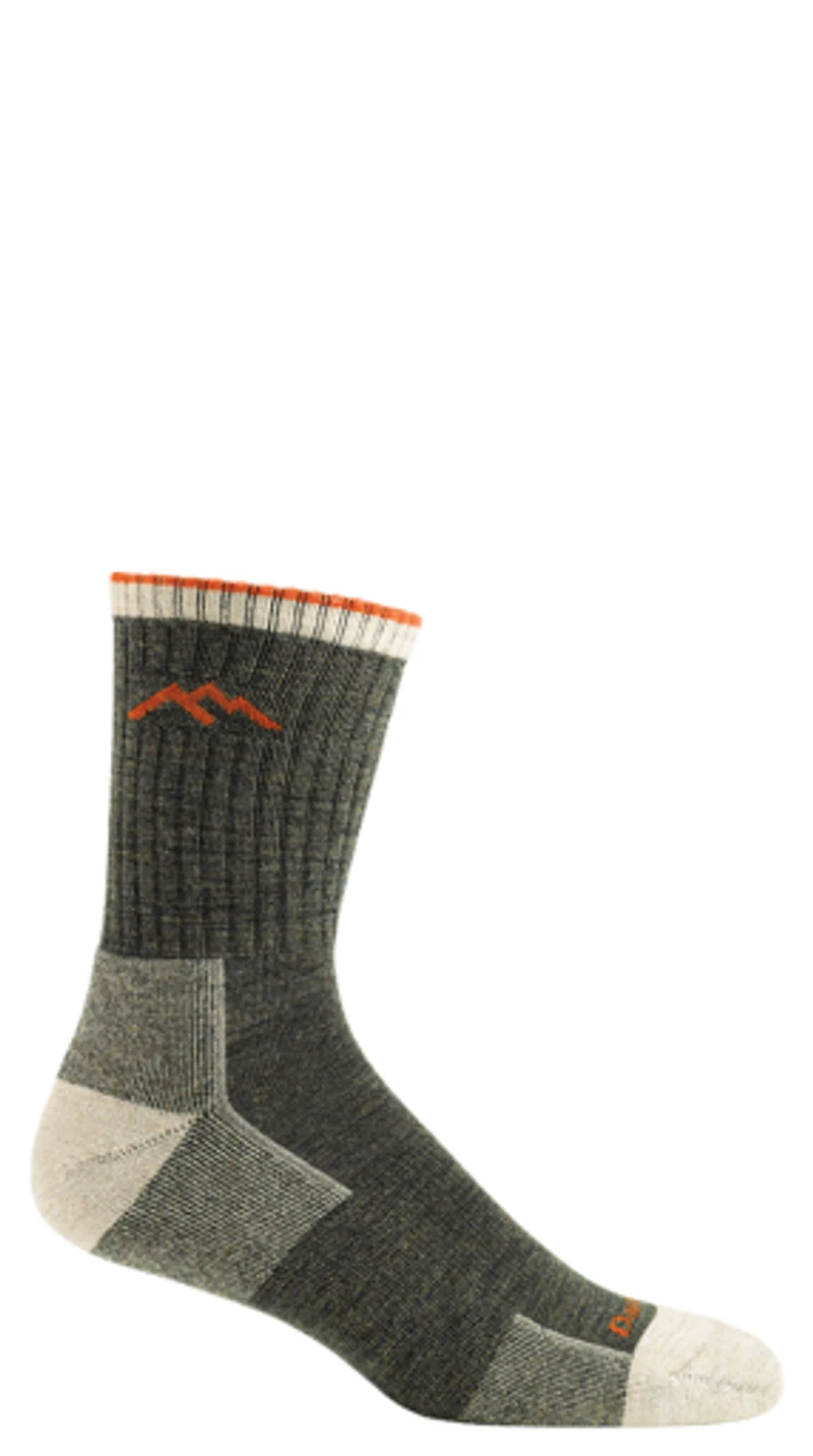 Darn Tough - Hiker Midweight Micro Crew Olive Men's