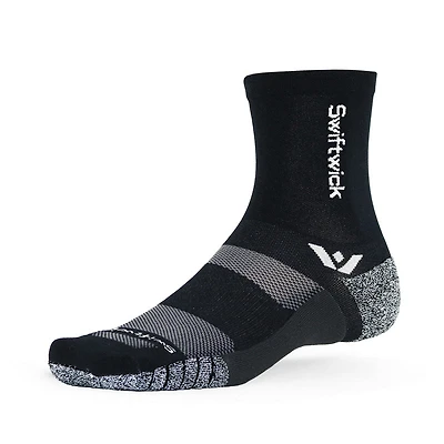 Swiftwick - Flite XT Logo Mid-Crew Black