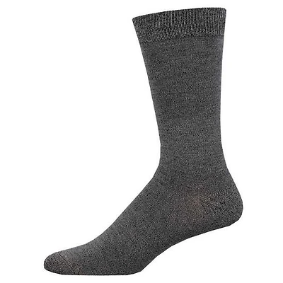 Socksmith - Bamboo - Solid - Charcoal - Crew - Men's