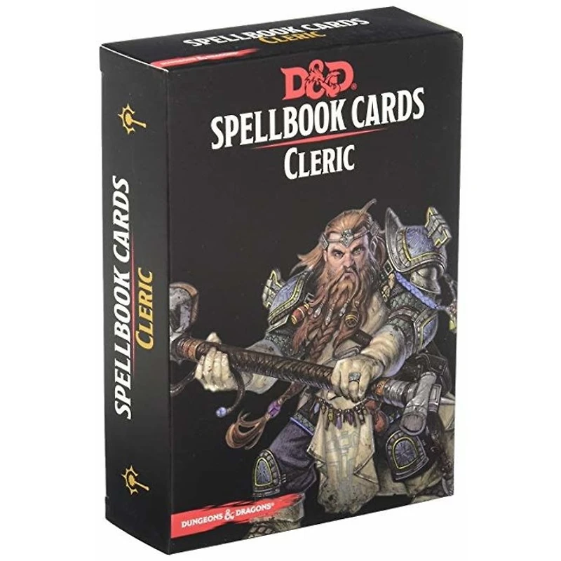 Dungeons & Dragons 5th edition -  Spellbook Cards - Cleric Deck (Anglais)