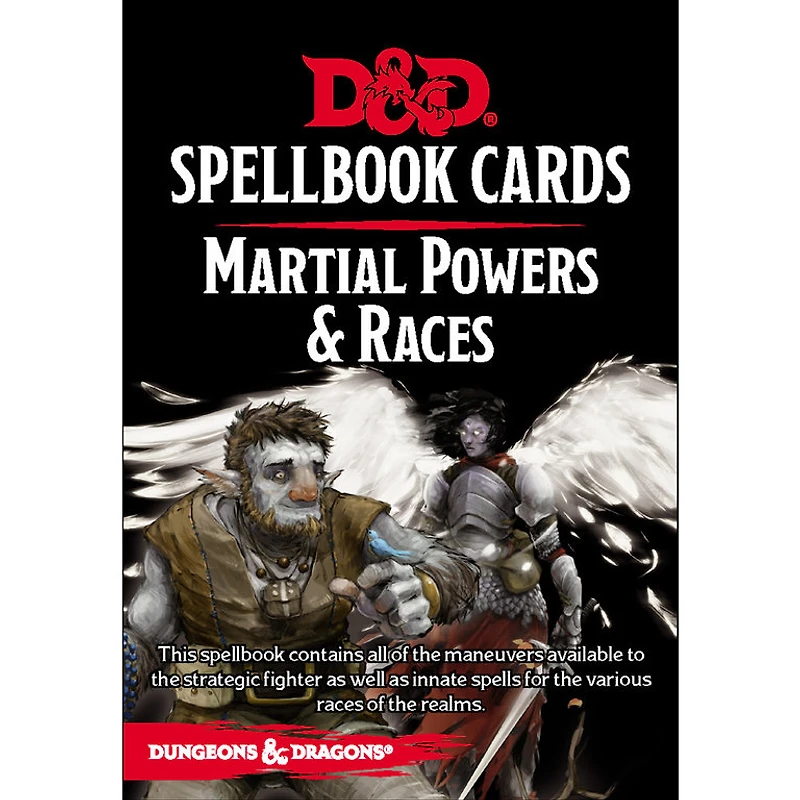 Dungeons & Dragons 5th edition - Spellbook Cards - Martial Deck (Anglais)