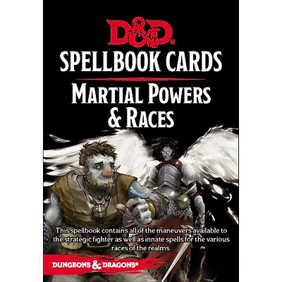 Dungeons & Dragons 5th edition - Spellbook Cards - Martial Deck 